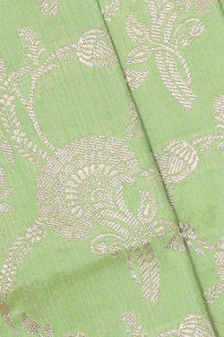 Image of Banarasi Silk Light Green Saree