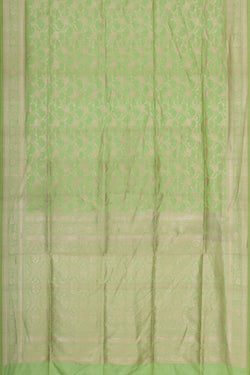 Image of Banarasi Silk Light Green Saree