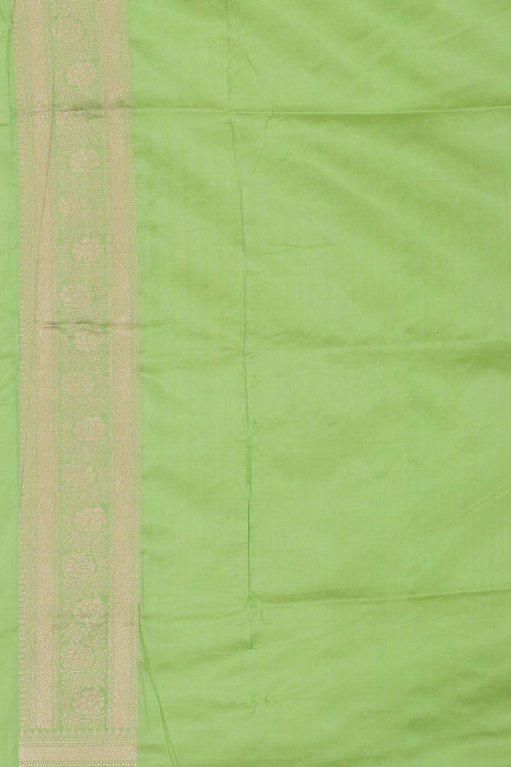 Image of Banarasi Silk Light Green Saree