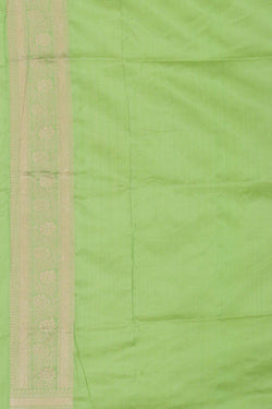 Image of Banarasi Silk Light Green Saree