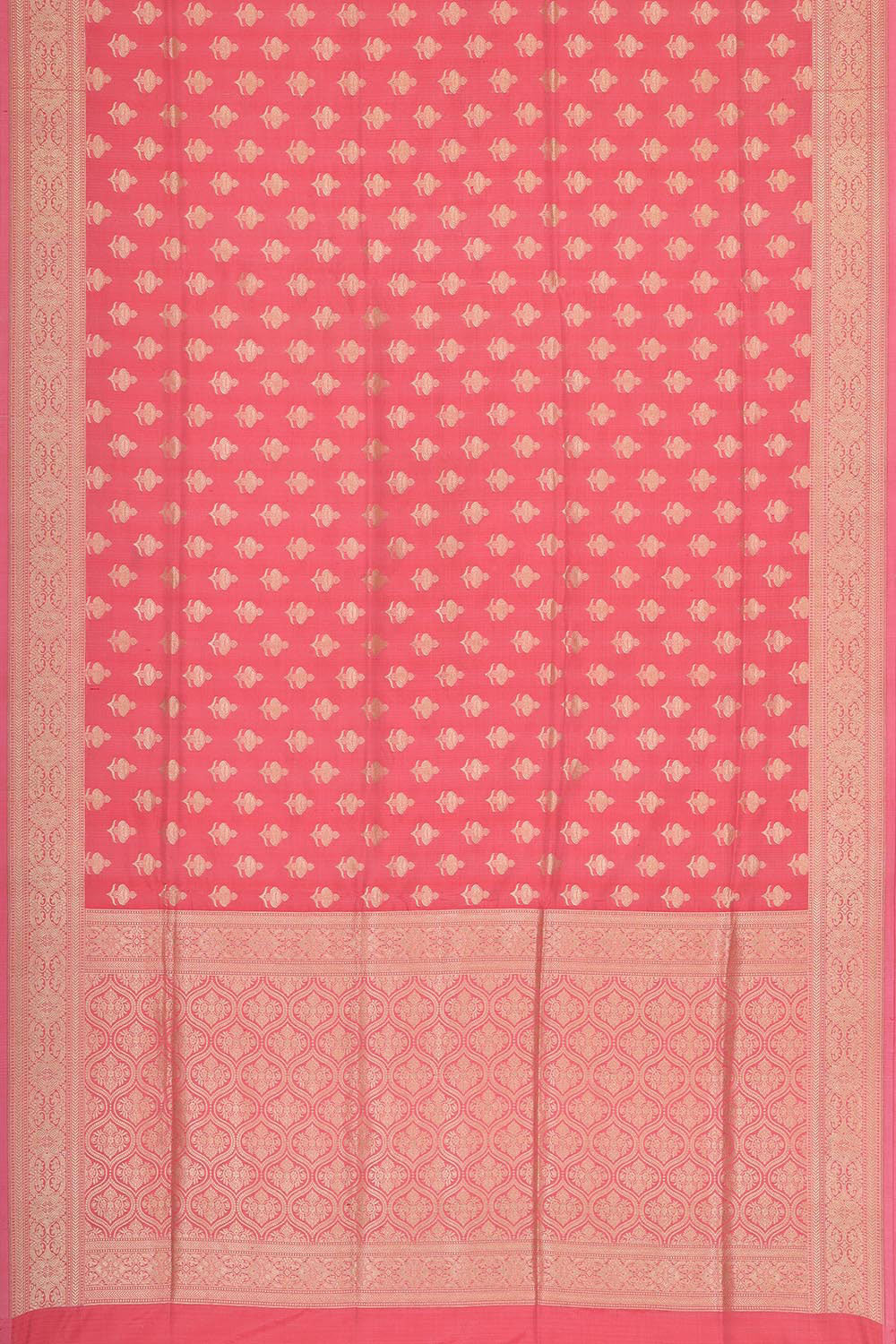 Collection of Banarasi Silk Peach Pink Saree in a gallery layout