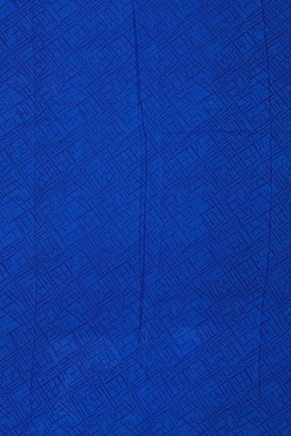 Image of Printed Fresh Green Crepe Saree