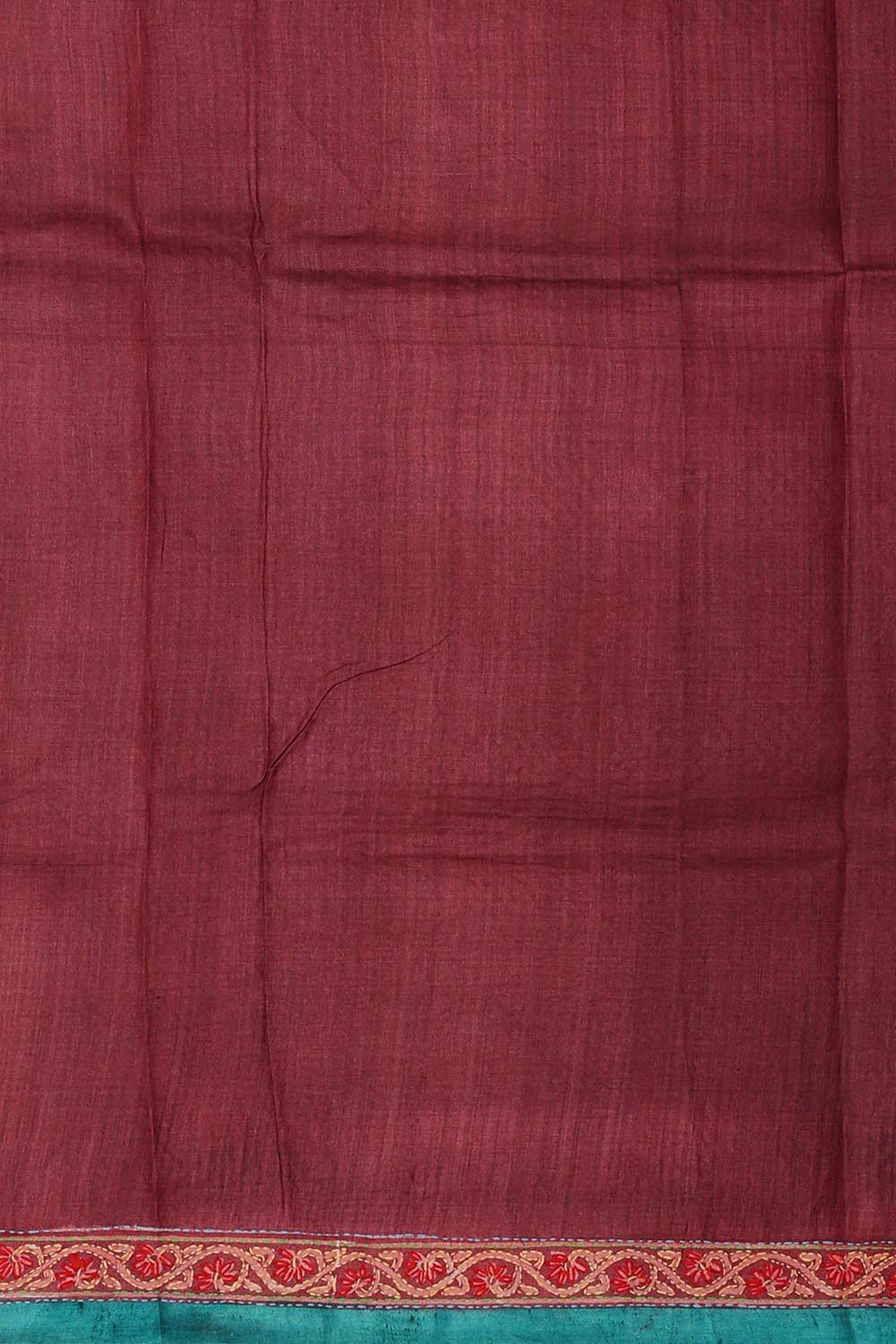 Collection of Tussar Silk Brownish Red Saree in a gallery layout