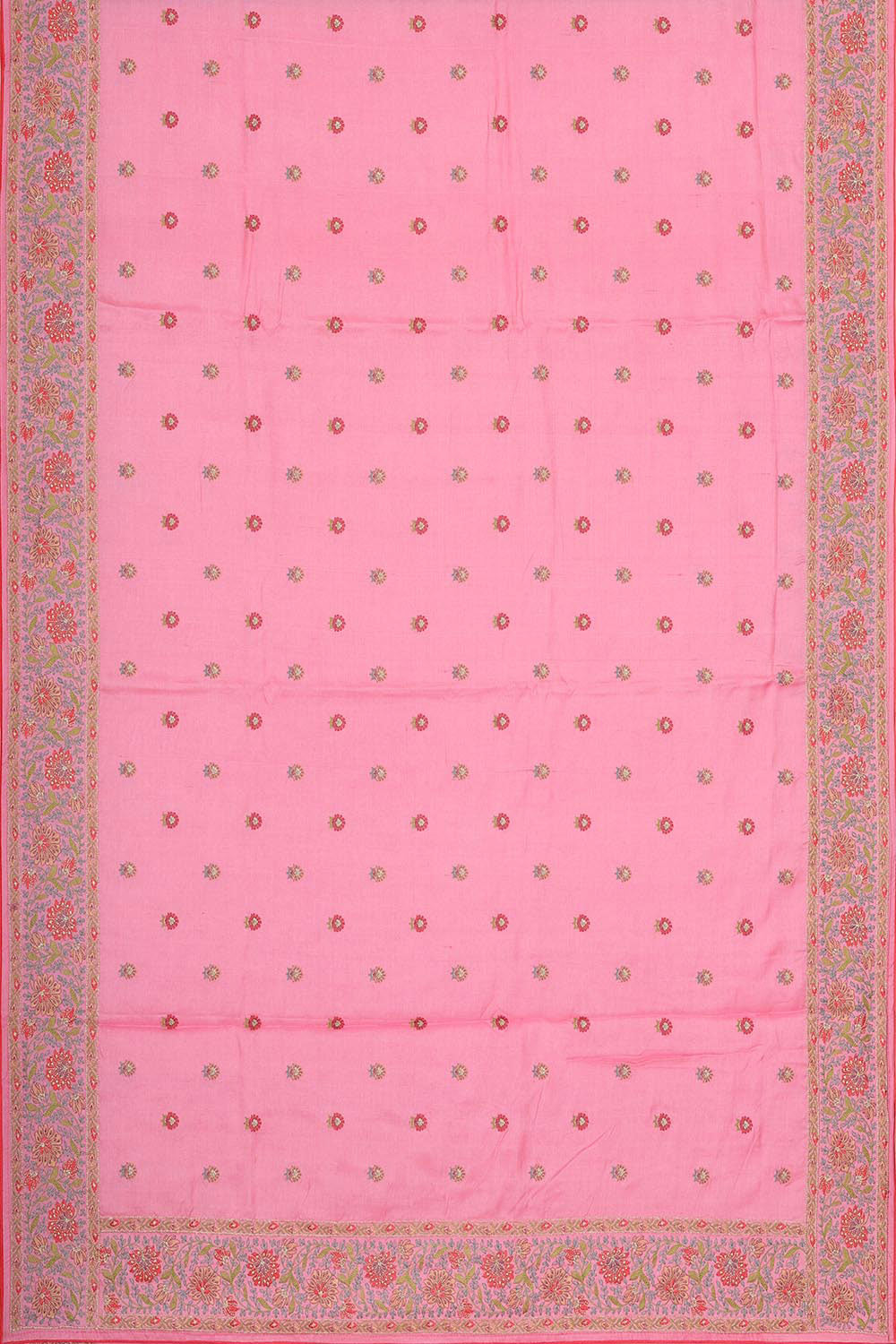 Collection of Tussar Silk Rose Pink Saree in a gallery layout