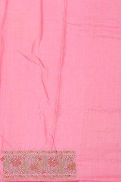 Collection of Tussar Silk Rose Pink Saree in a gallery layout