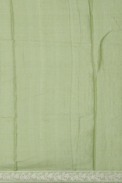 Collection of Tussar Silk Pista Green Saree in a gallery layout