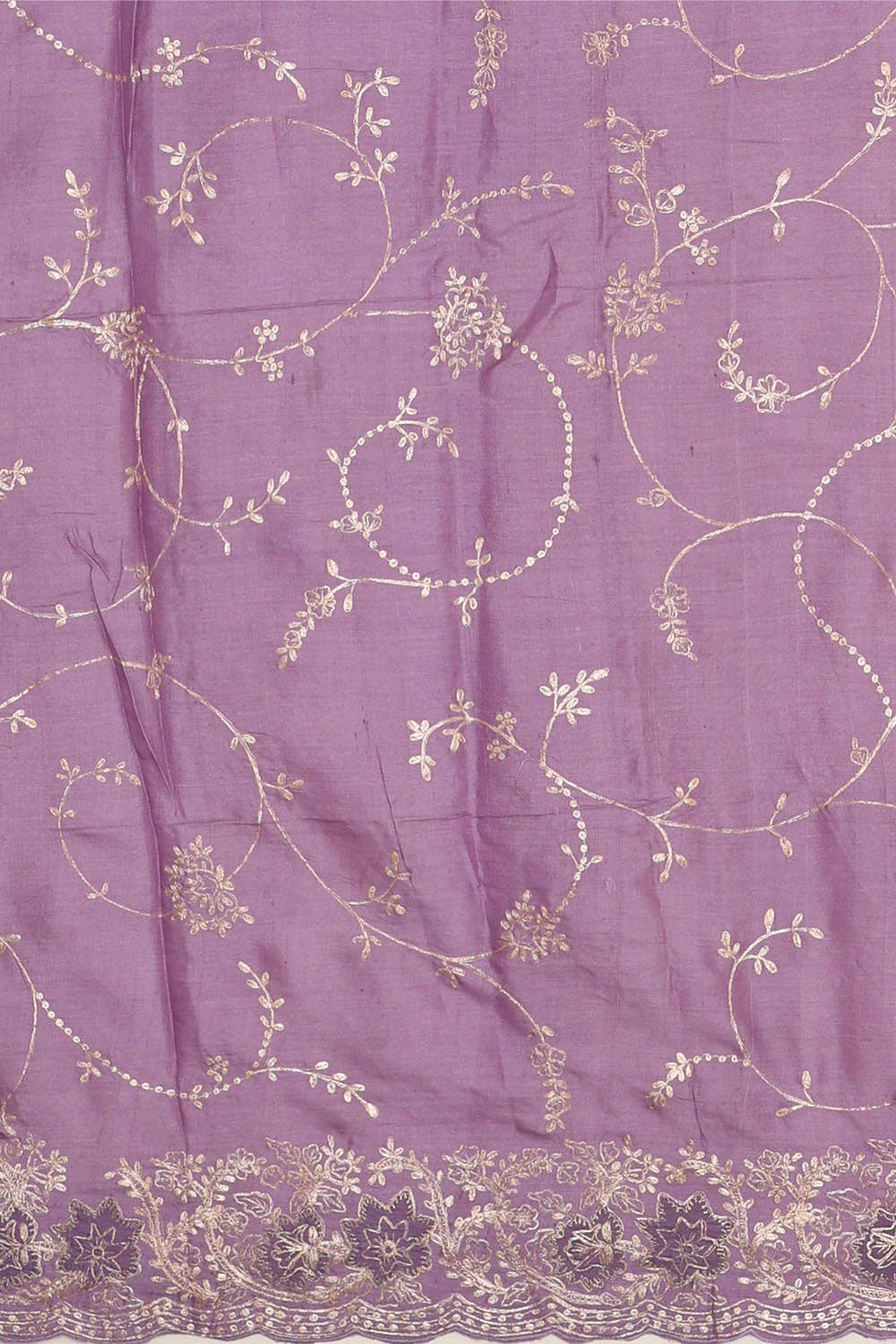 Tussar Silk Lavender Saree