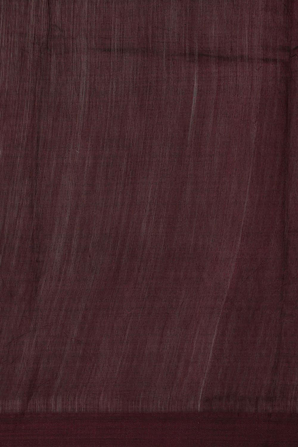 Tussar Silk Deep Wine Saree