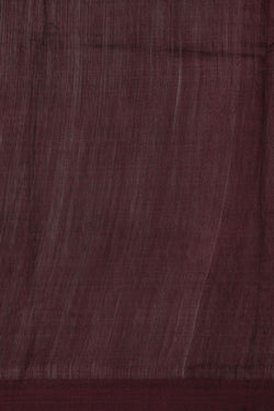 Image of Tussar Silk Deep Wine Saree