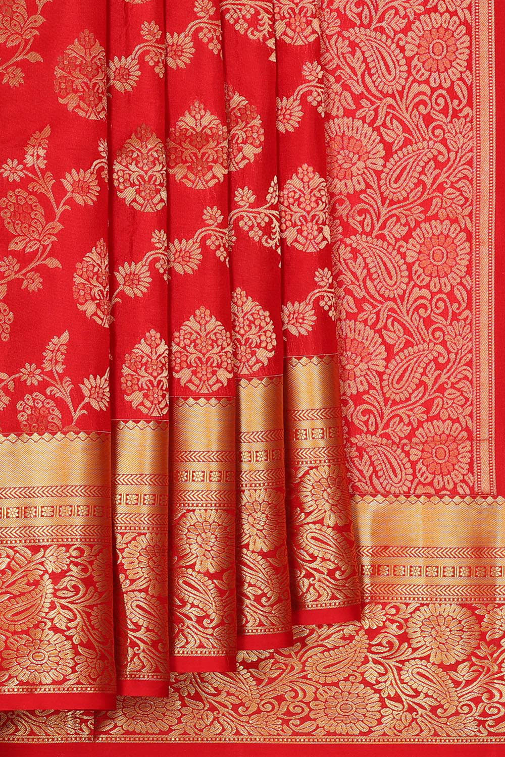 Red Silk Saree