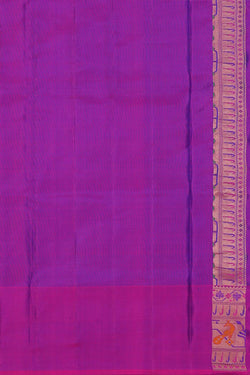 Image of Royal Blue Silk Saree