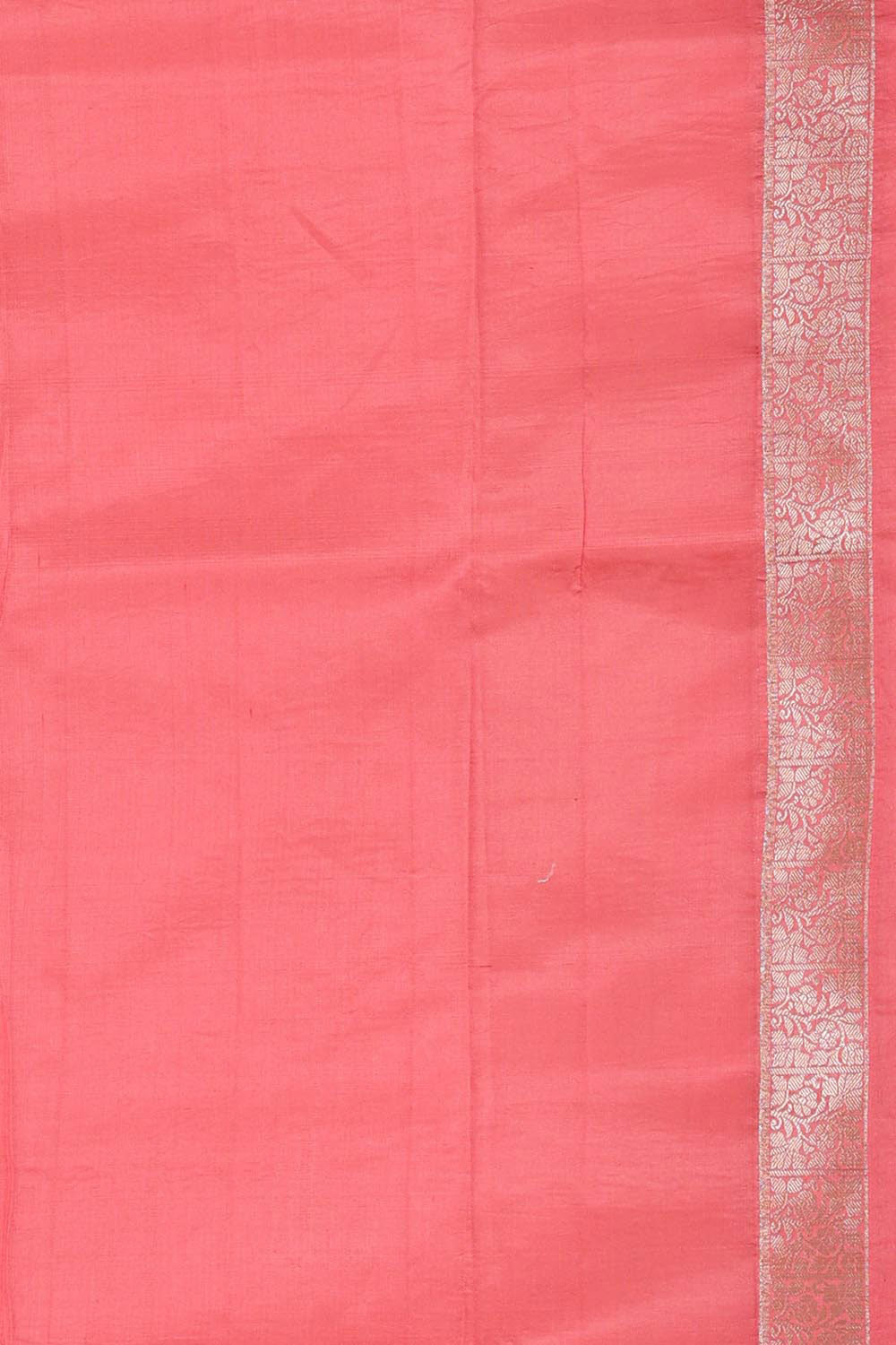 Banarasi Chiniya Silk Peach Pink Saree