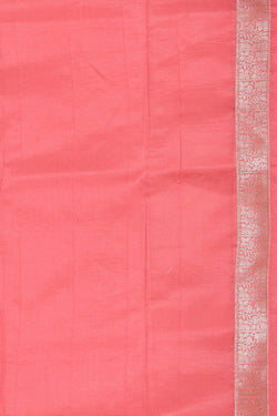 Image of Banarasi Chiniya Silk Peach Pink Saree