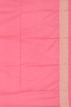 Collection of Banarasi Silk Rose Pink Saree in a gallery layout