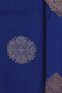 Collection of Dark Blue Silk Saree in a gallery layout