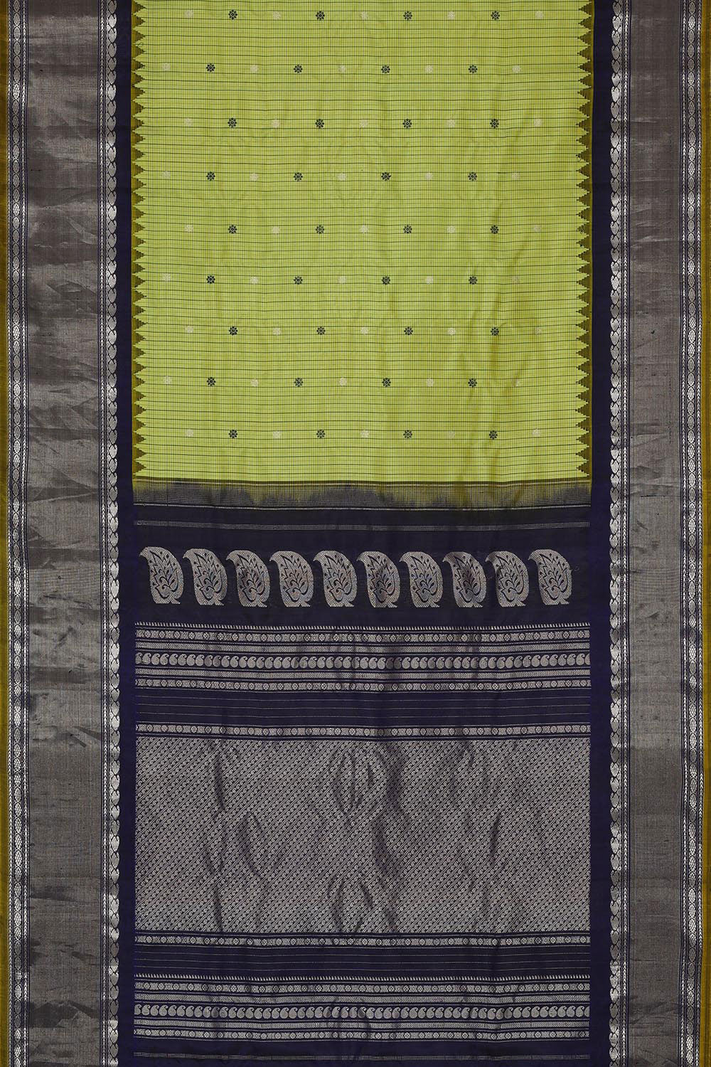 Gadwal Silk Light Green Saree