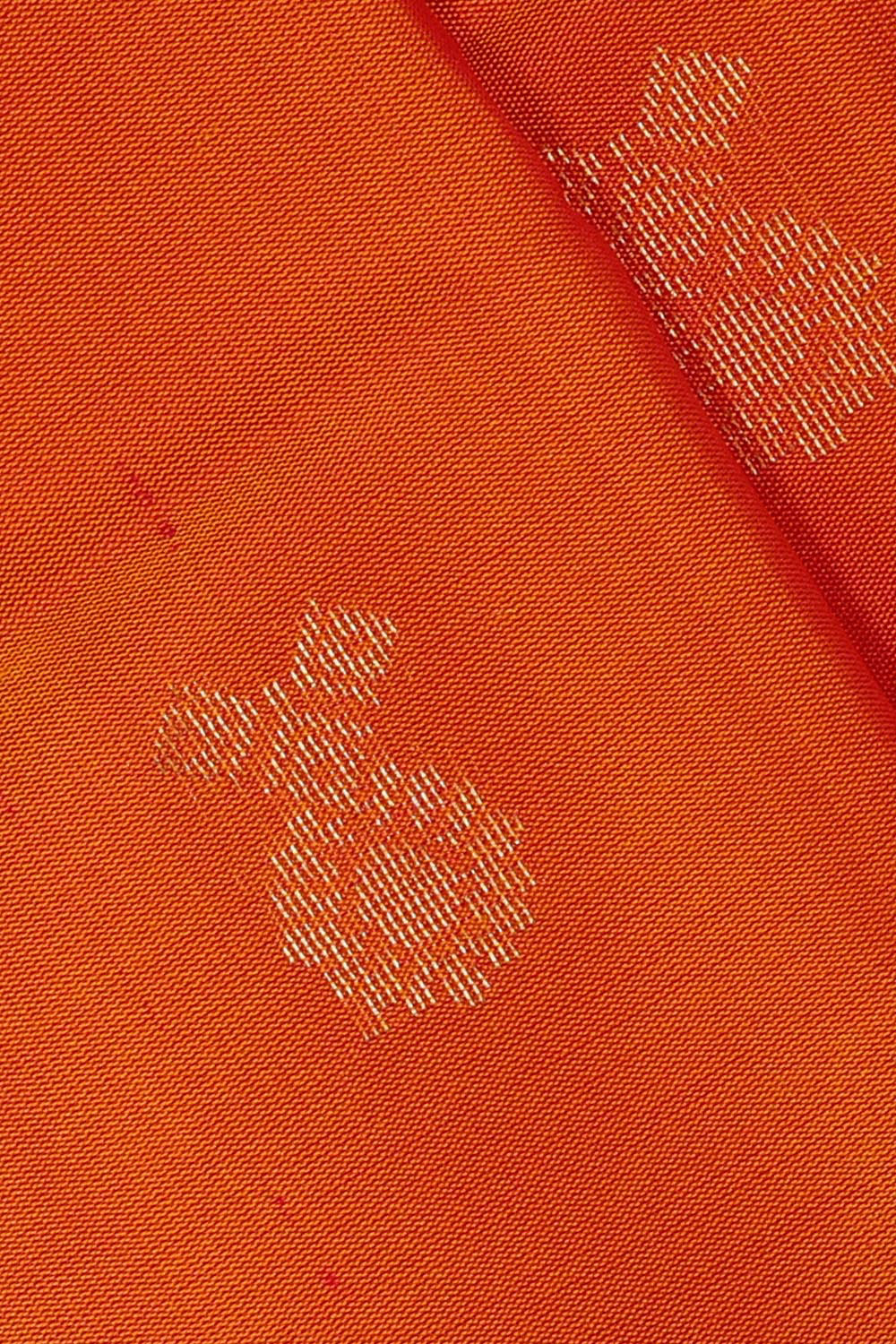 Orange Silk Saree