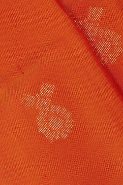 Image of Orange Silk Saree