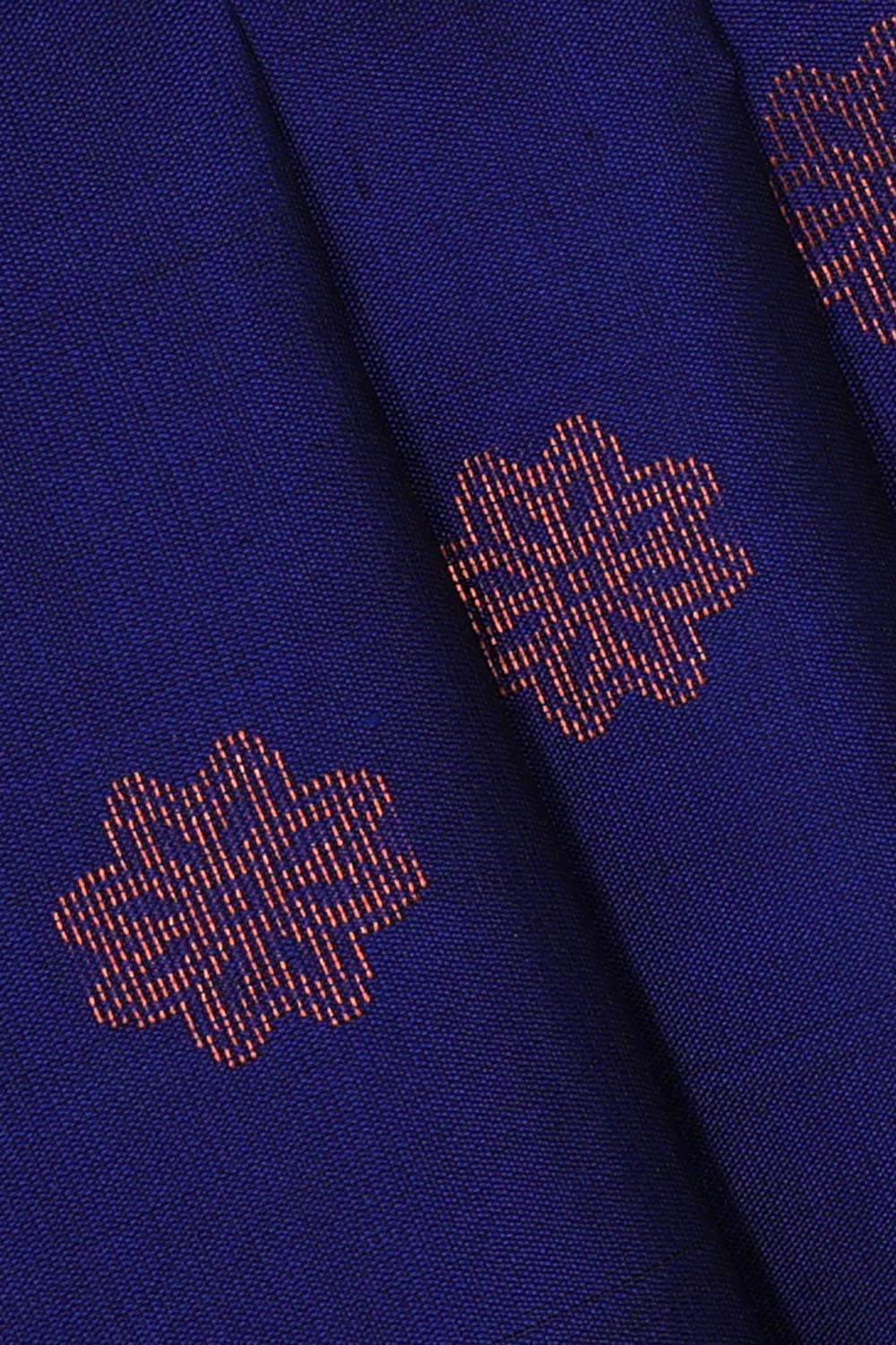 Collection of Royal Blue Silk Saree in a gallery layout