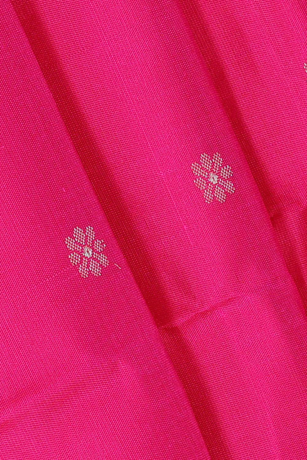 Collection of Rani Pink Silk Saree in a gallery layout