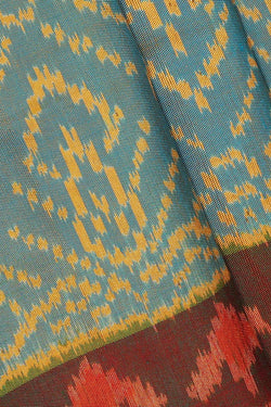 Image of Rajkot Patola Blue Saree