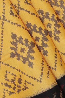 Image of Rajkot Patola Yellow Saree