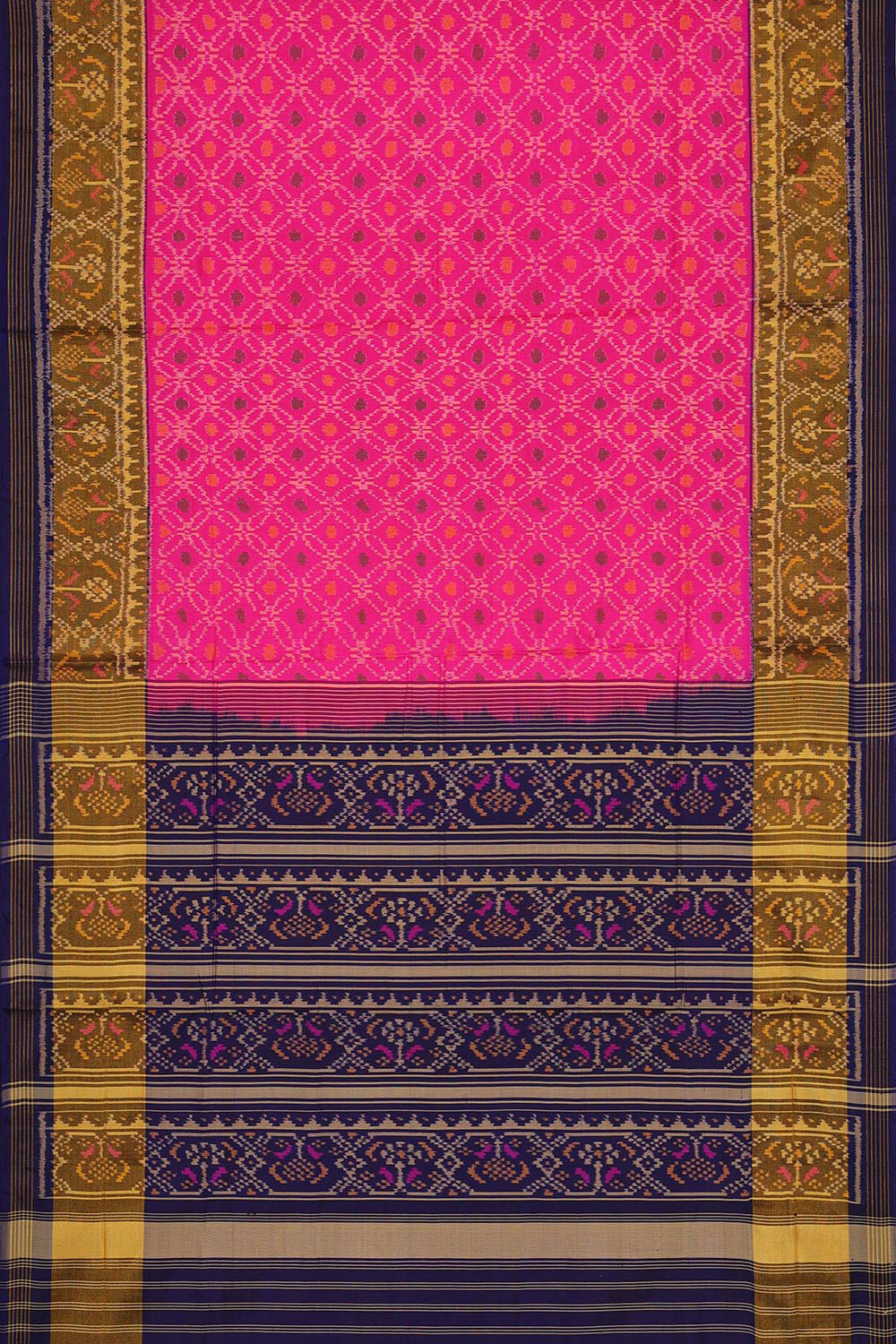 Image of Rajkot Patola Rani Pink Saree
