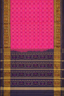 Image of Rajkot Patola Rani Pink Saree