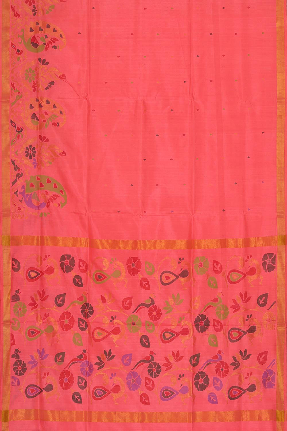 Collection of Uppada Silk Pink Saree in a gallery layout