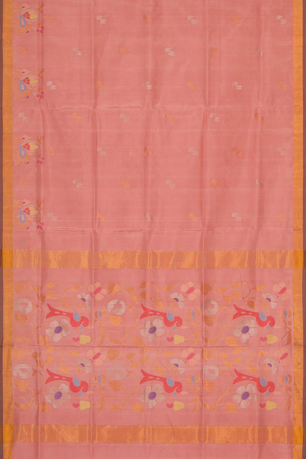 Uppada Silk Dusty Rose Saree