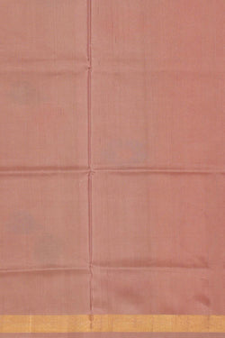 Collection of Uppada Silk Dark Peach Pink Saree in a gallery layout