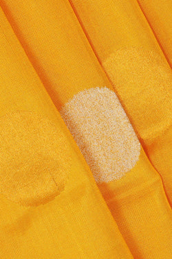 Collection of Uppada Silk Haldi Yellow Saree in a gallery layout