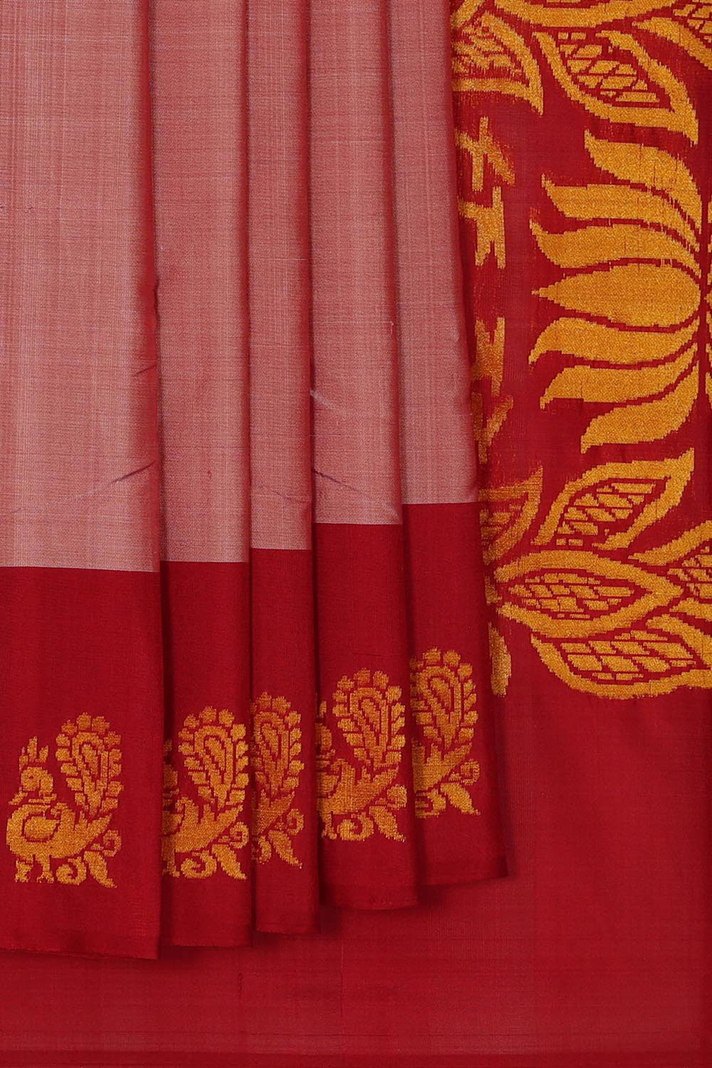 Collection of Uppada Silk Onion Pink Saree in a gallery layout