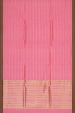 Image of Banarasi Chiniya Silk Pink Saree