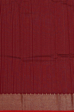 Image of Banarasi Jute Maroon Saree