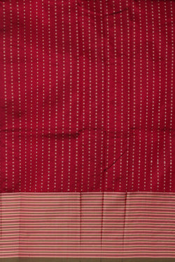 Collection of Banarasi Khatan Dark Red Saree in a gallery layout