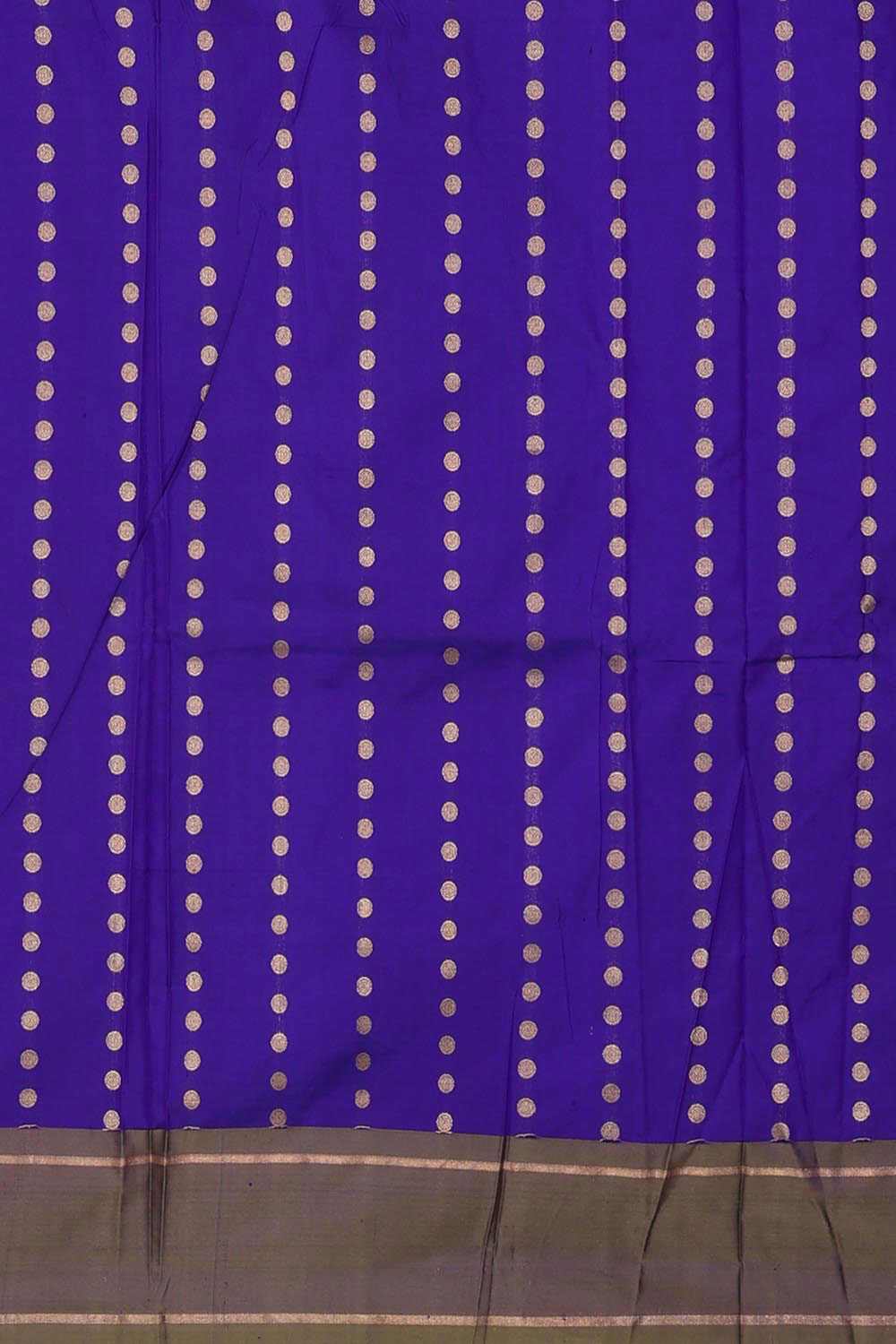 Image of Banarasi Khatan Purple Blue Saree