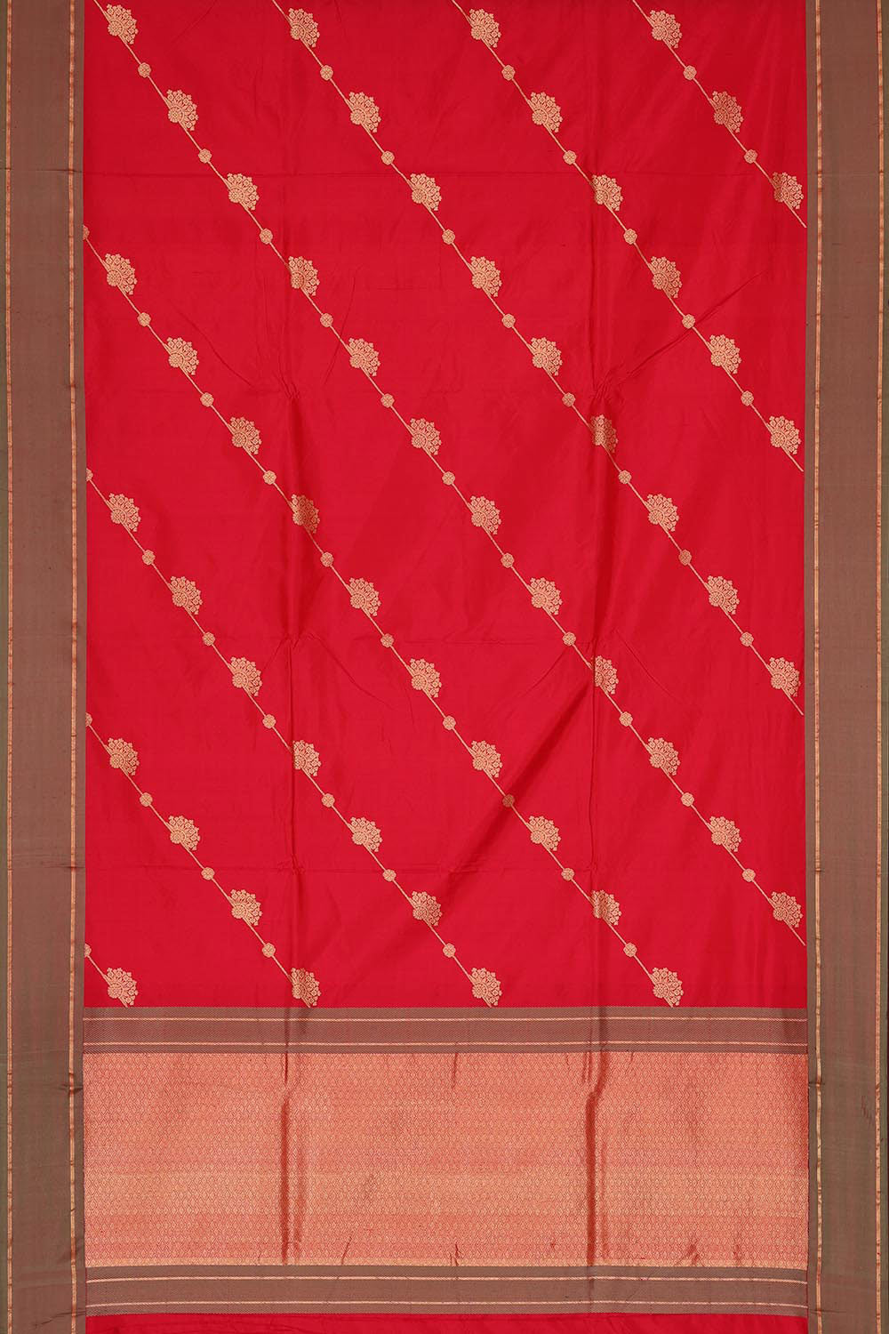 Collection of Banarasi Khatan Reddish Pink Saree in a gallery layout