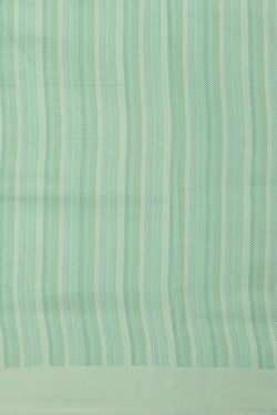 Image of Printed Banarasi Chiniya Silk Light Sea Green Saree