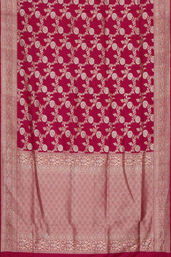 Image of Banarasi Georgette Magenta Saree