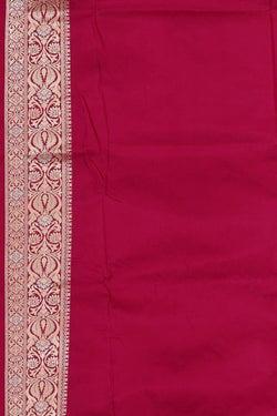 Image of Banarasi Georgette Magenta Saree