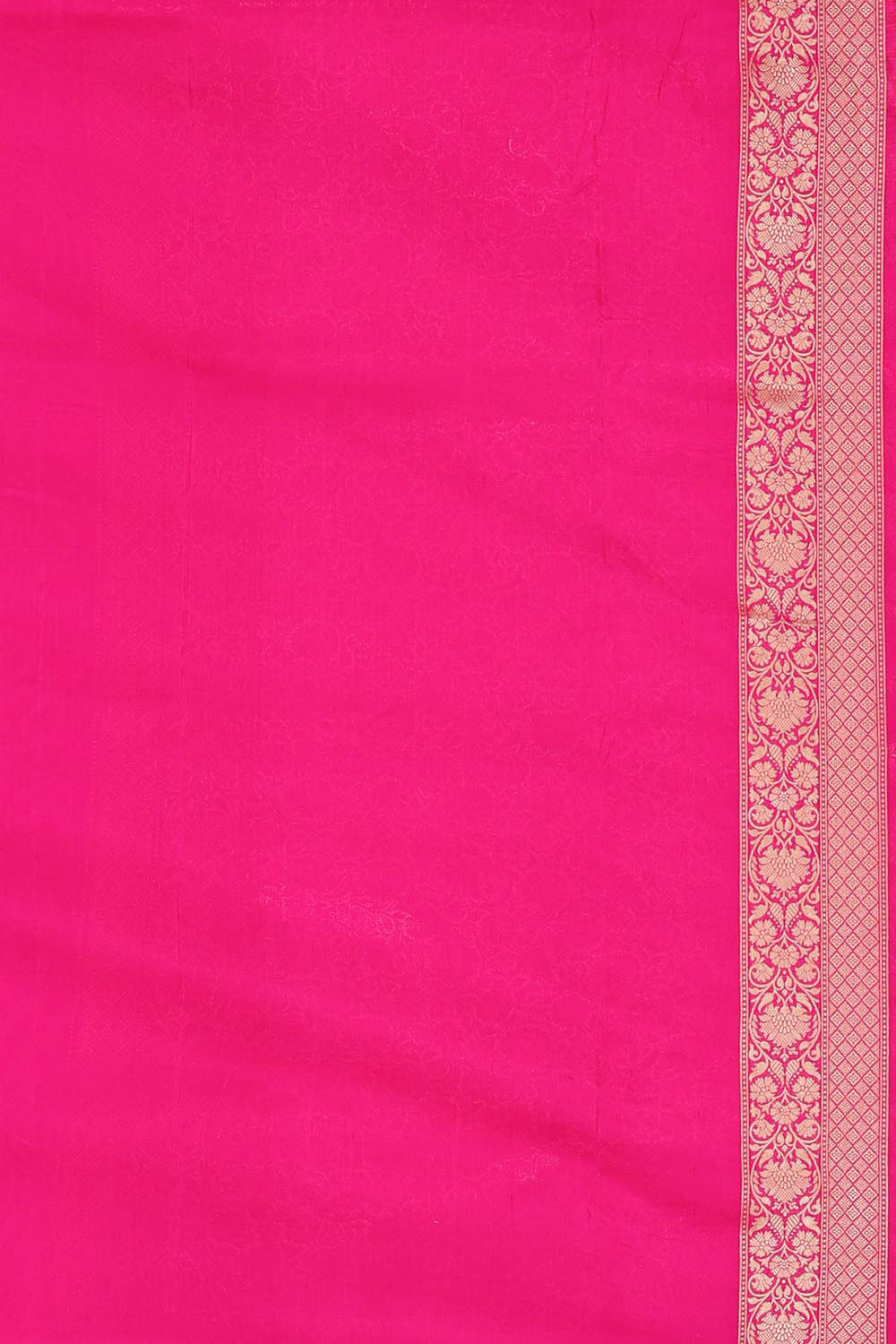 Collection of Banarasi Georgette Rani Pink Saree in a gallery layout