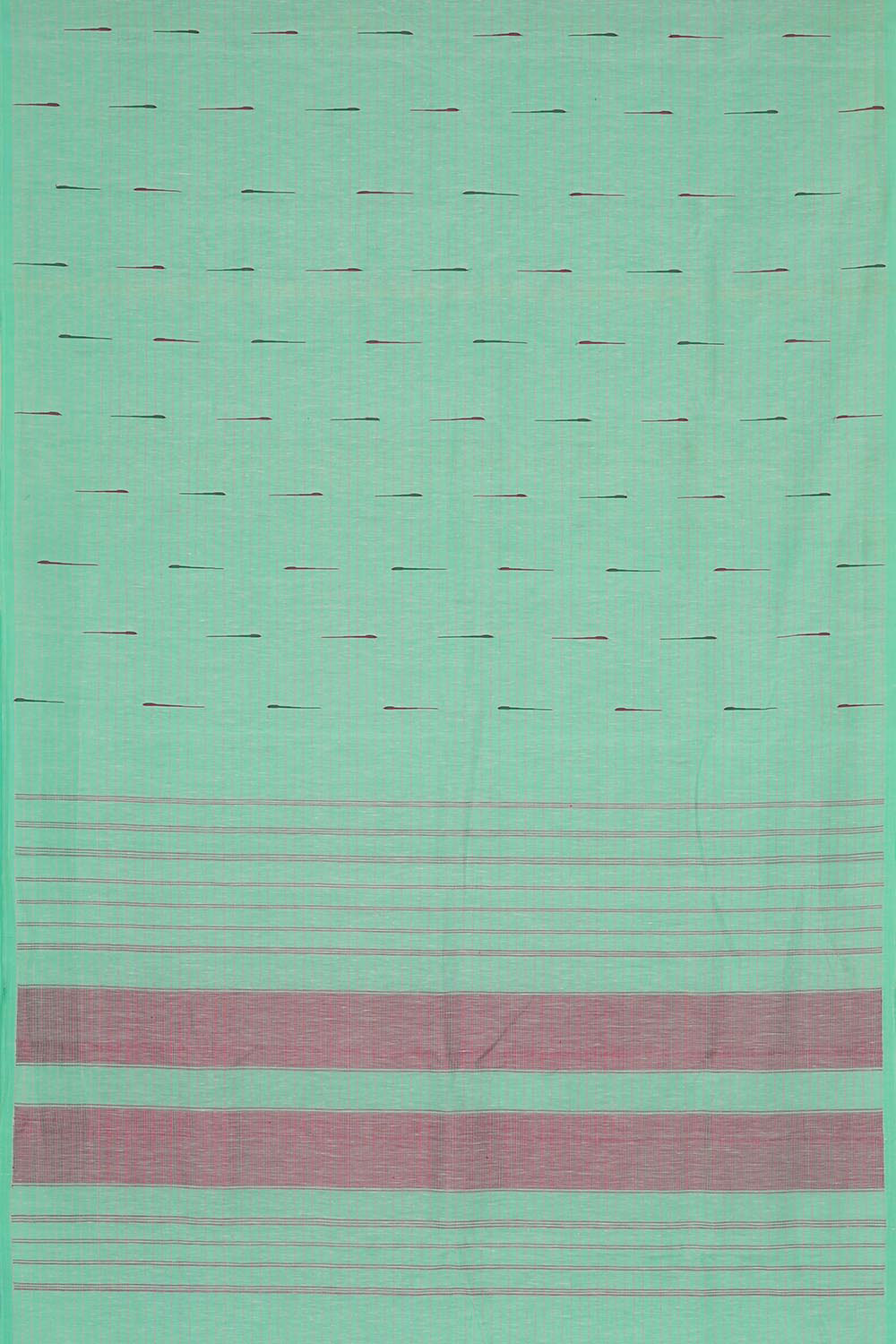 Collection of Arani Silk Seafoam Green Saree in a gallery layout