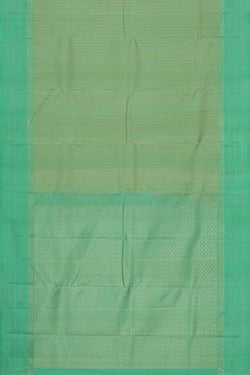 Collection of Arani Silk Mint Green Saree in a gallery layout