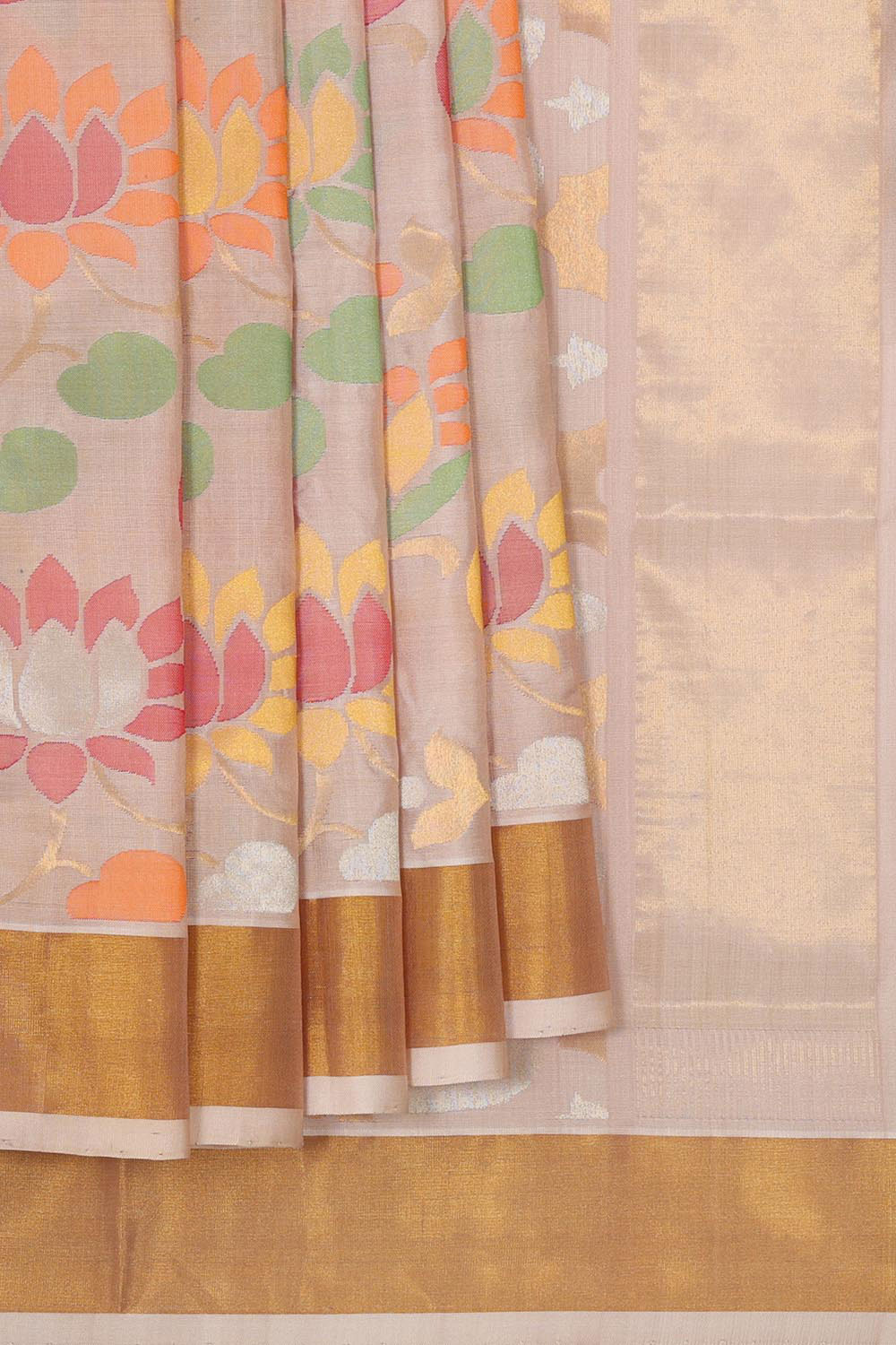 Uppada Silk Ivory Cream Saree