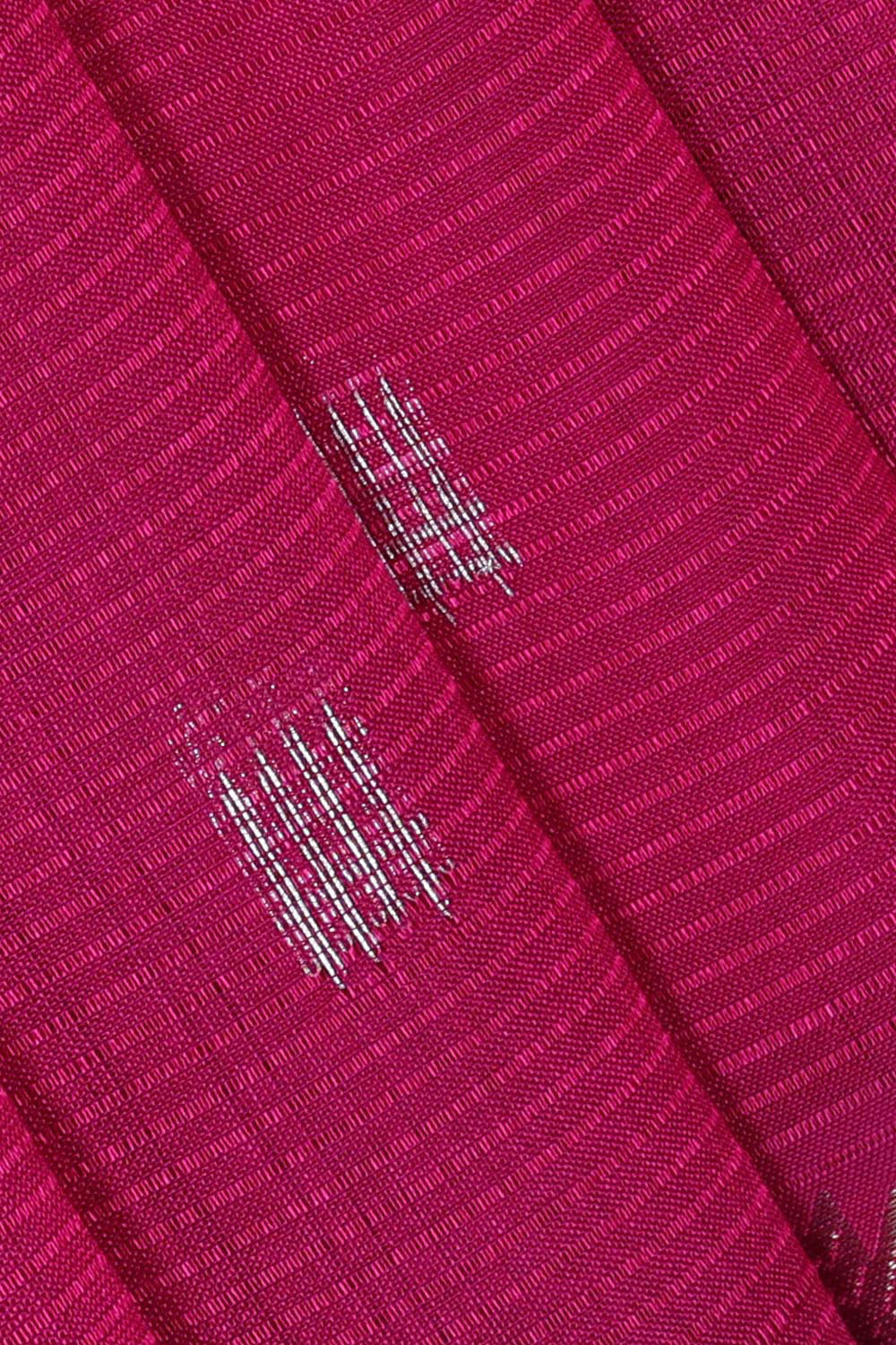 Kuppadam Silk Cotton Magenta Saree