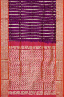 Collection of Venkatagiri Silk Magenta Purple Saree in a gallery layout