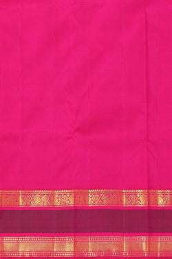 Collection of Arani Silk Magenta Purple Saree in a gallery layout