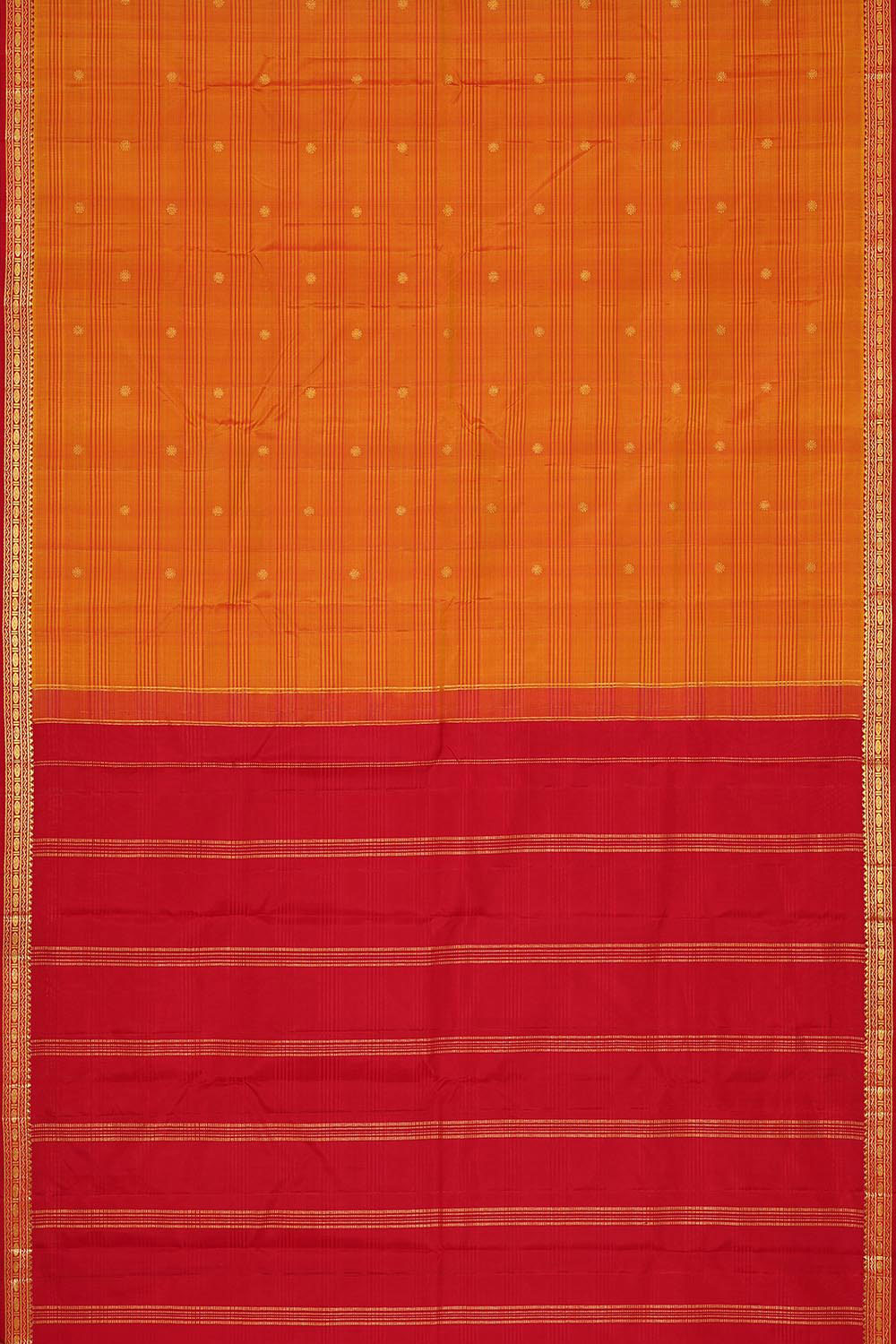 Image of Arani Silk Orange Saree