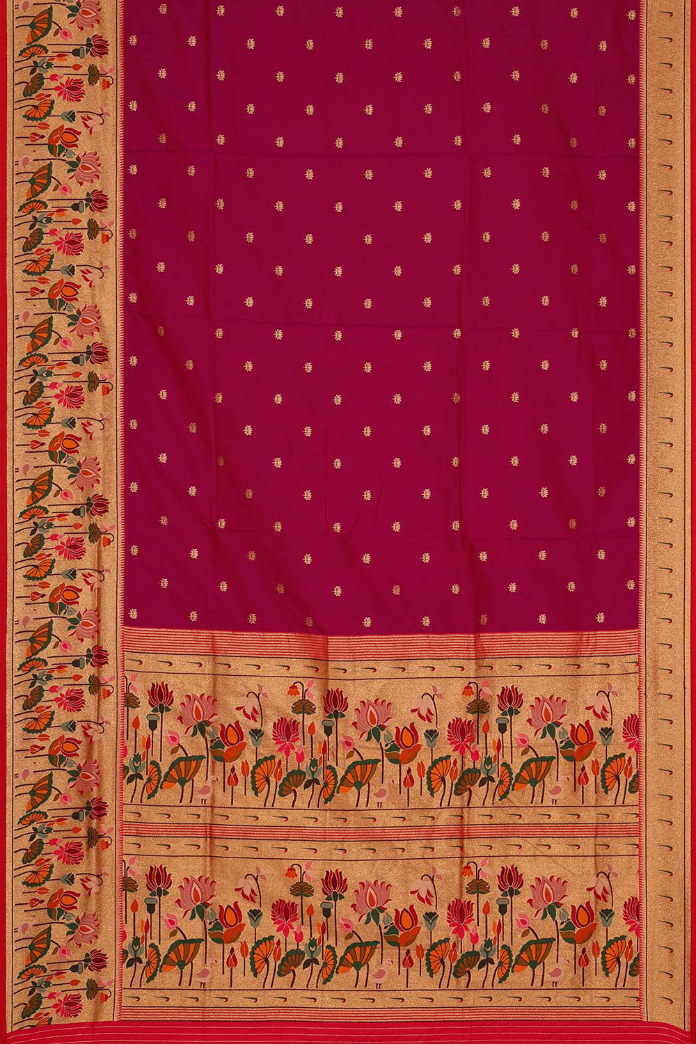 Banarasi Silk Magenta Saree